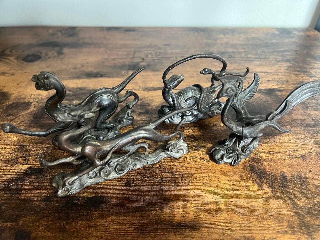 四神 置物 アンティーク 希少 珍品