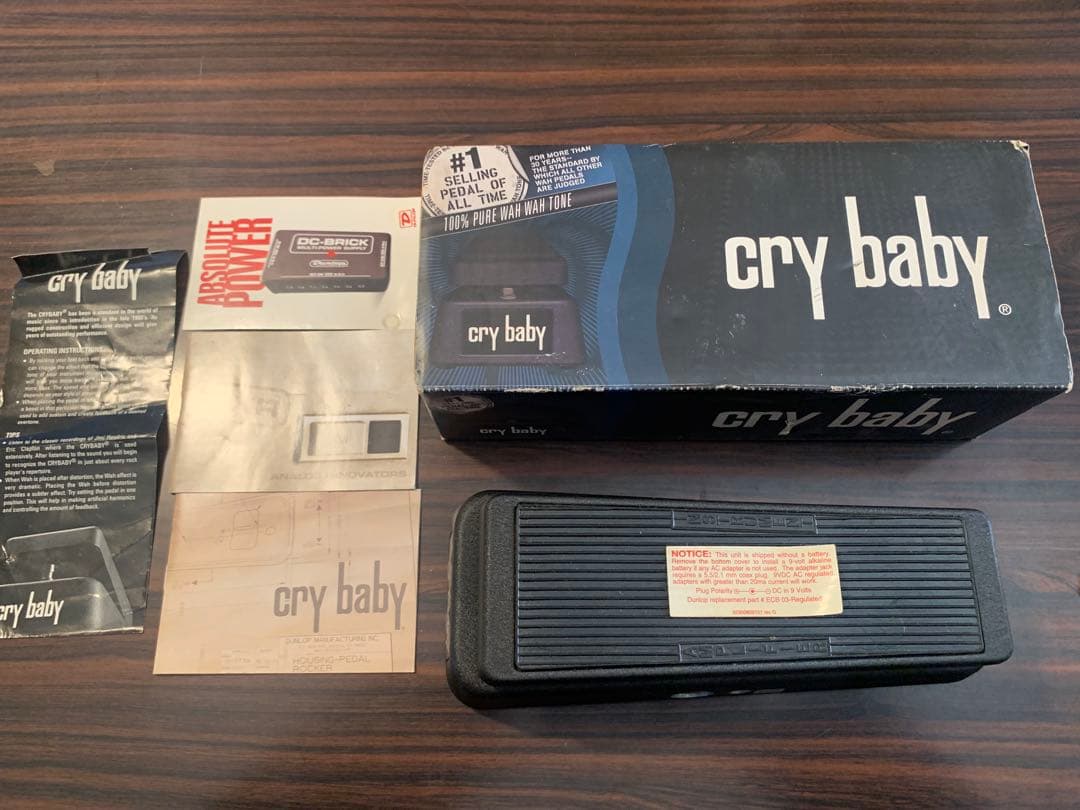 【新品未使用】Cry Baby ワウペダル 本体 + 箱付き
