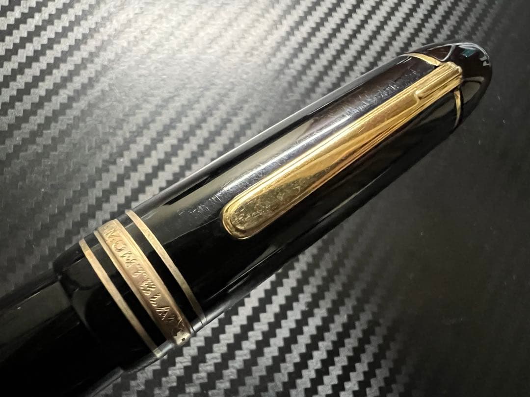 極美品 モンブラン 149 18C 3帯 万年筆 EF 極細字