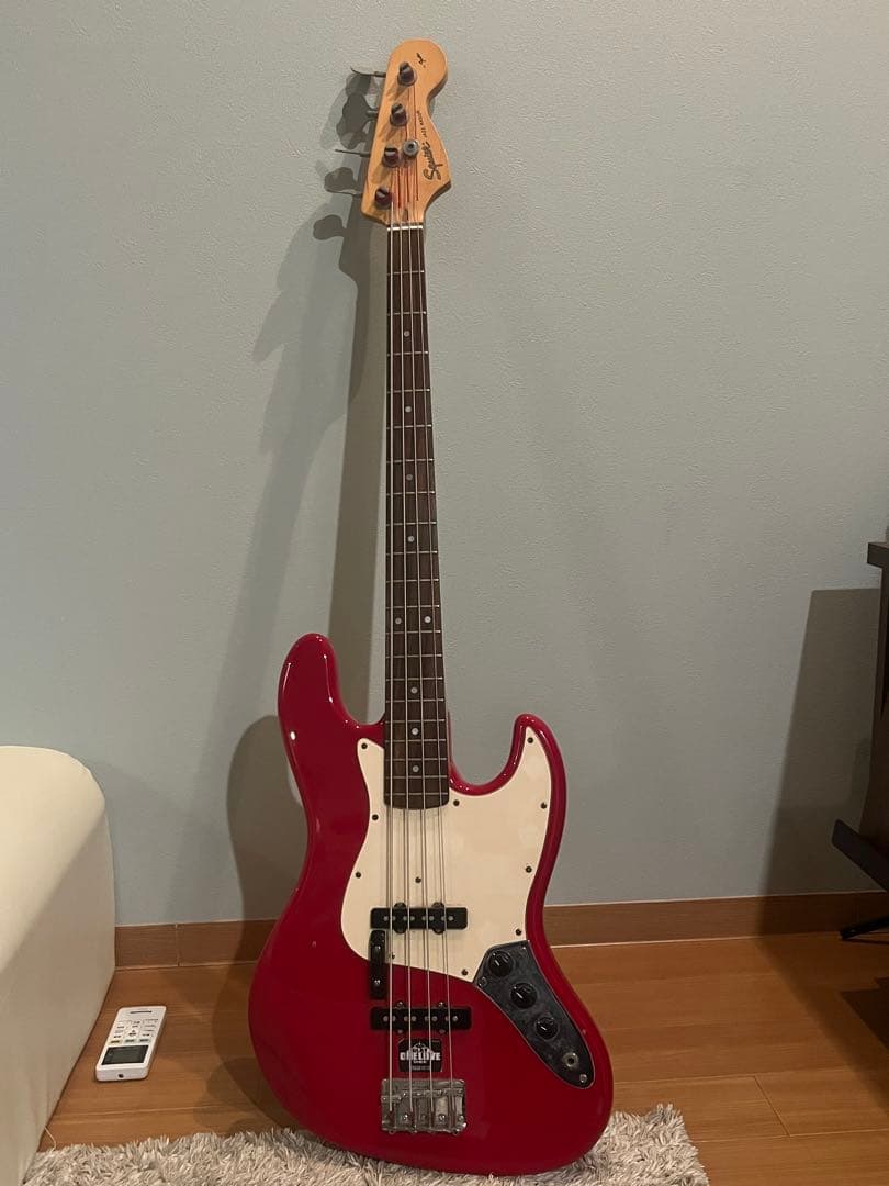 Squier /fender ジャズベース レッド