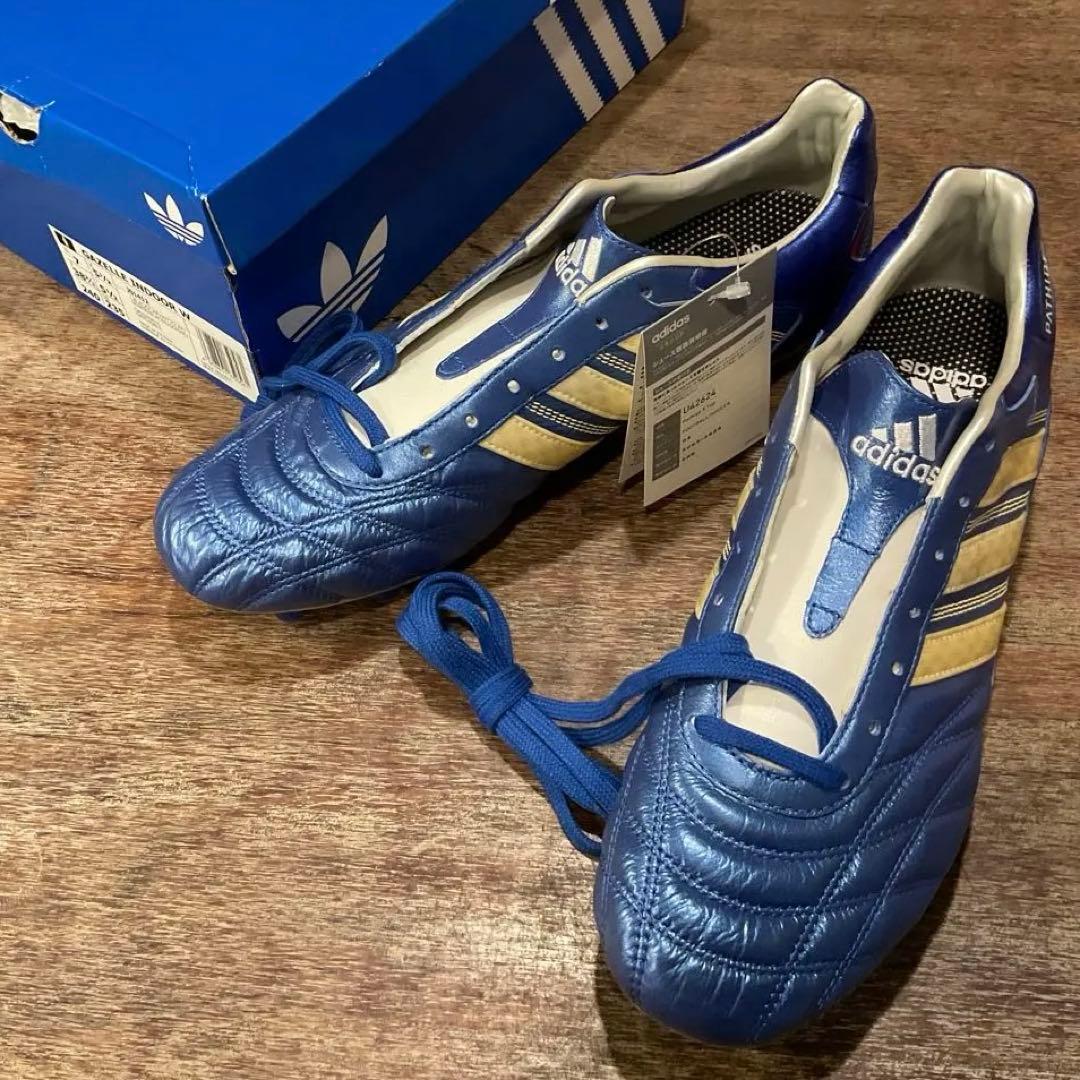 アディダス パティーク X TOP (U42624)サッカー スパイク ブルー