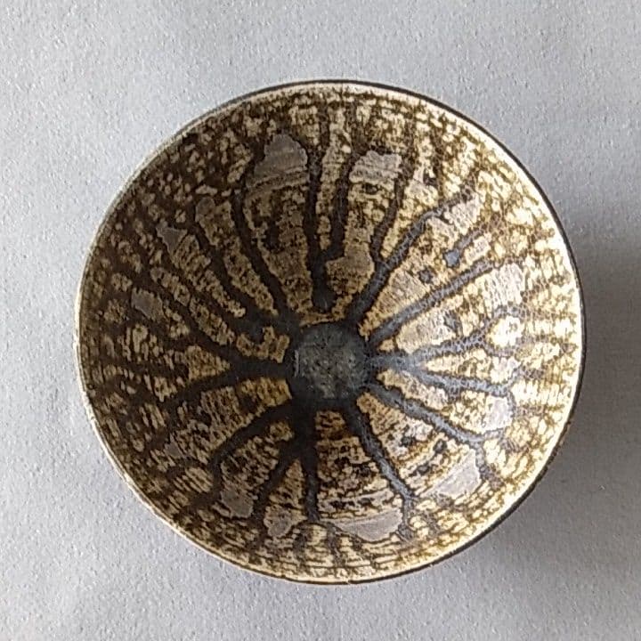 褐釉茶碗　茶褐釉茶碗　抹茶茶碗　唐津茶碗　古唐津茶碗　茶道具　安南　南京