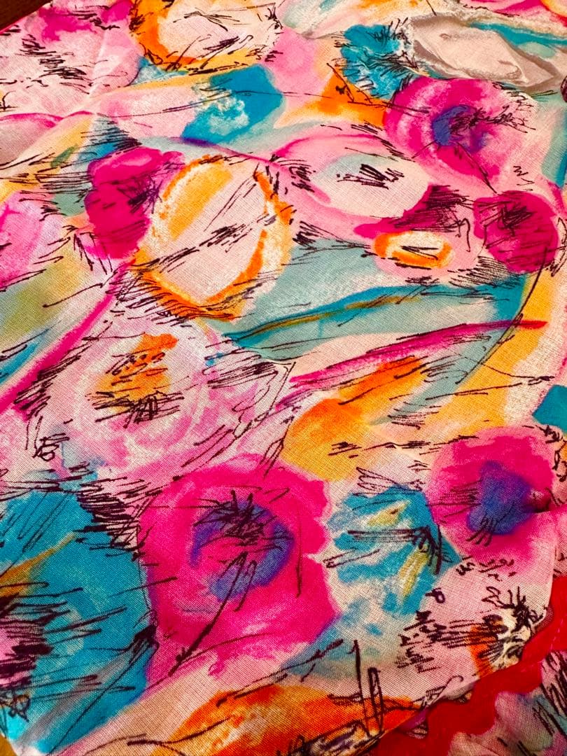 フラメンコ カラフル　ジージョ＆エプロン セット ／一点もの／舞台・発表会用