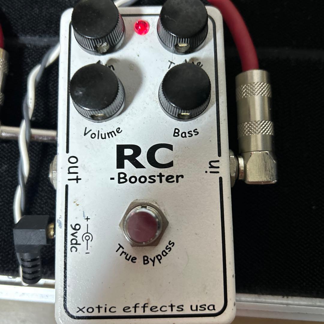 xotic RC booster 赤色LED 枠なしシリアル