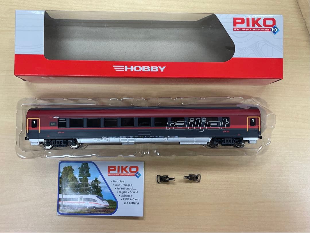 PIKO製 railjet スターターセット + 増結２両 HOゲージ