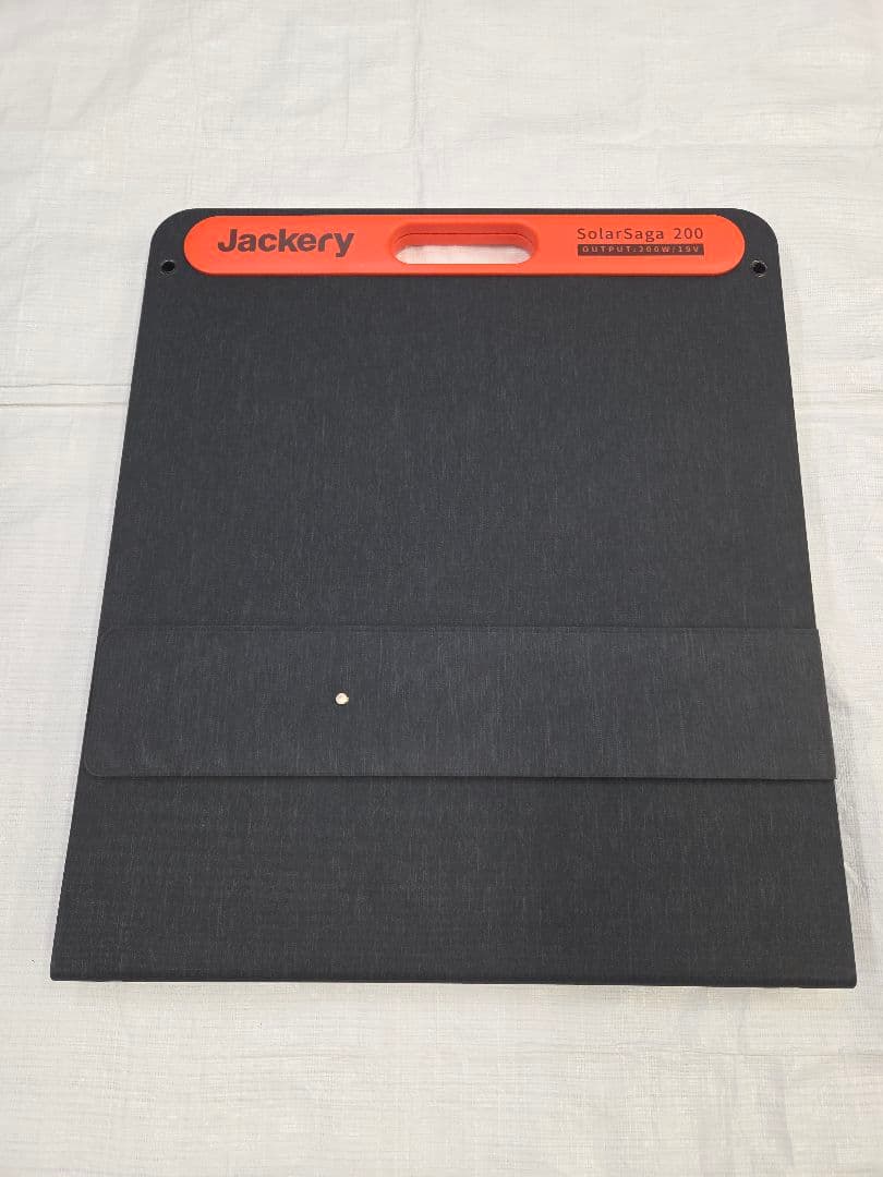 1度使用　Jackery SolarSaga 200 ポータブルソーラーパネル