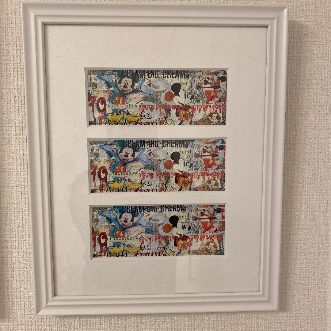 Banksy / Rency Mickey Mouse ミッキーマウス 2$