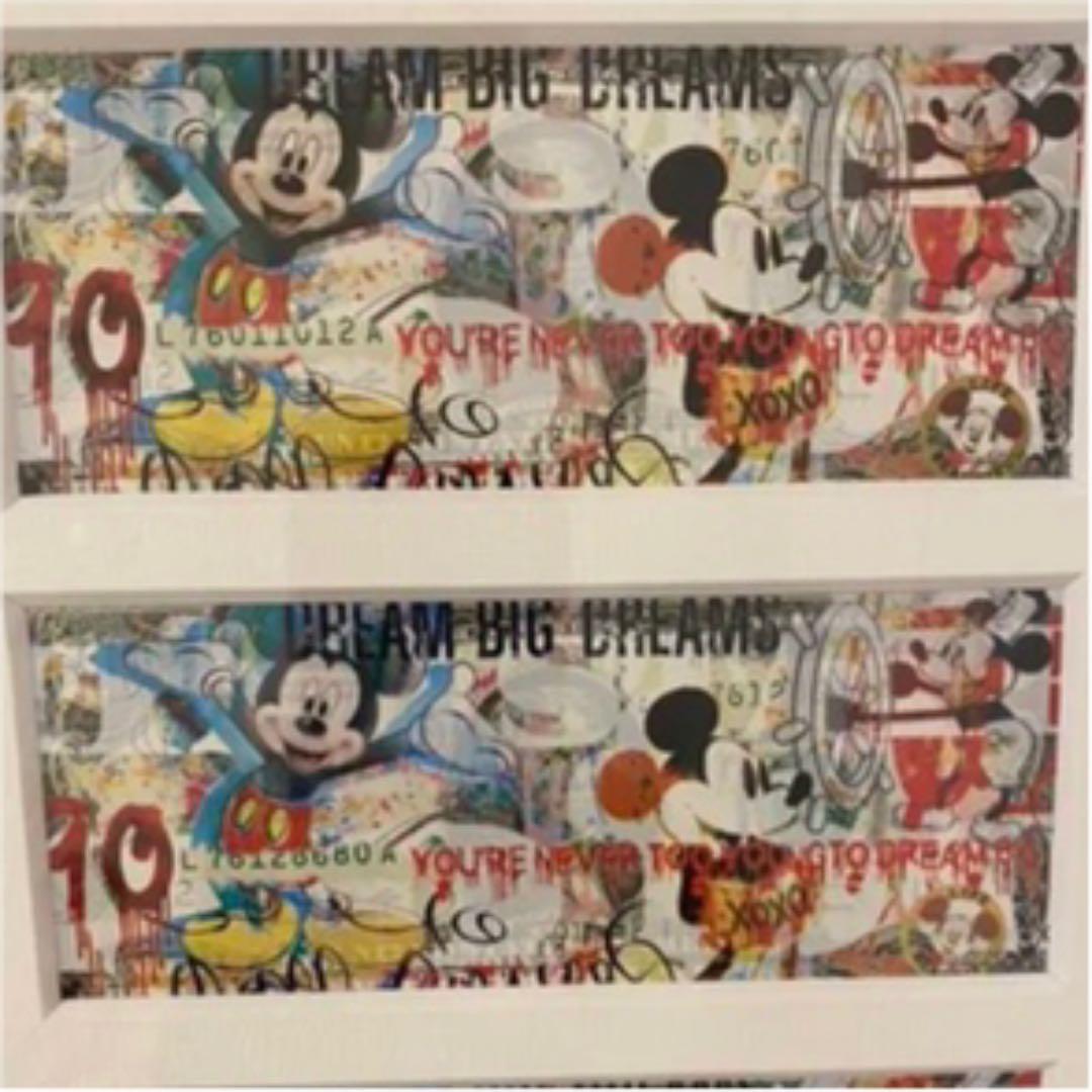 Banksy / Rency Mickey Mouse ミッキーマウス 2$