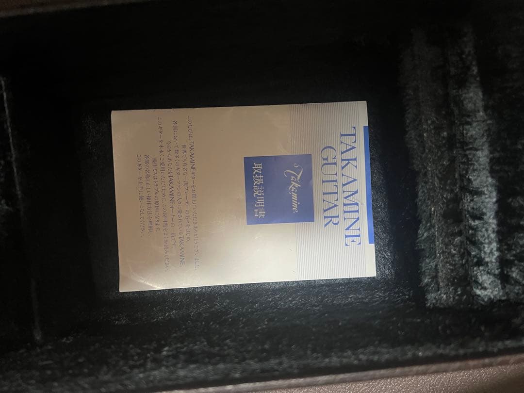 タカミネ アコギ PT108 ハードケースとストラップ付き