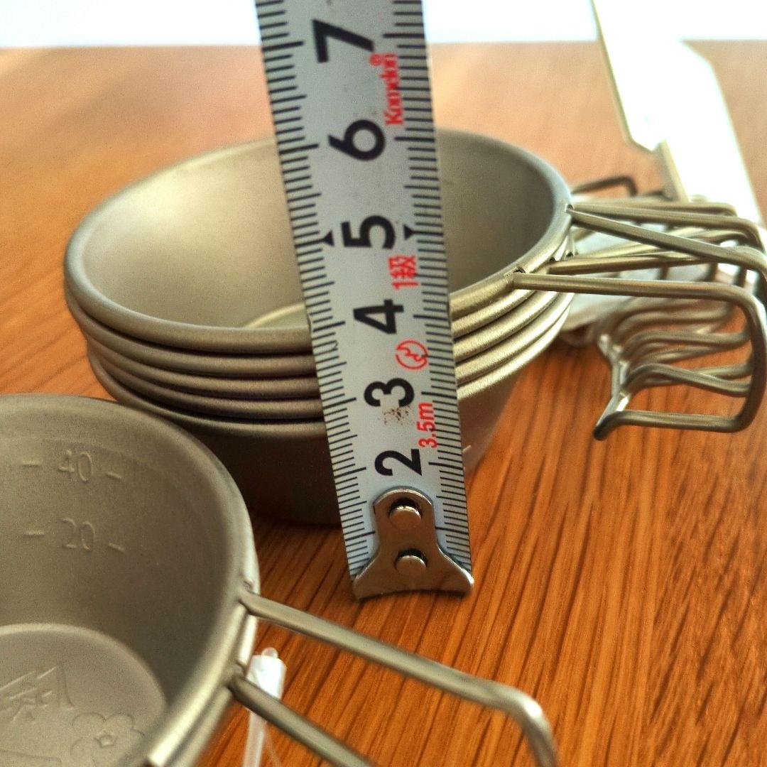 雪峰祭　チタン　ミニシェラカップ　　2024年　春　秋　スノーピーク　7点セット