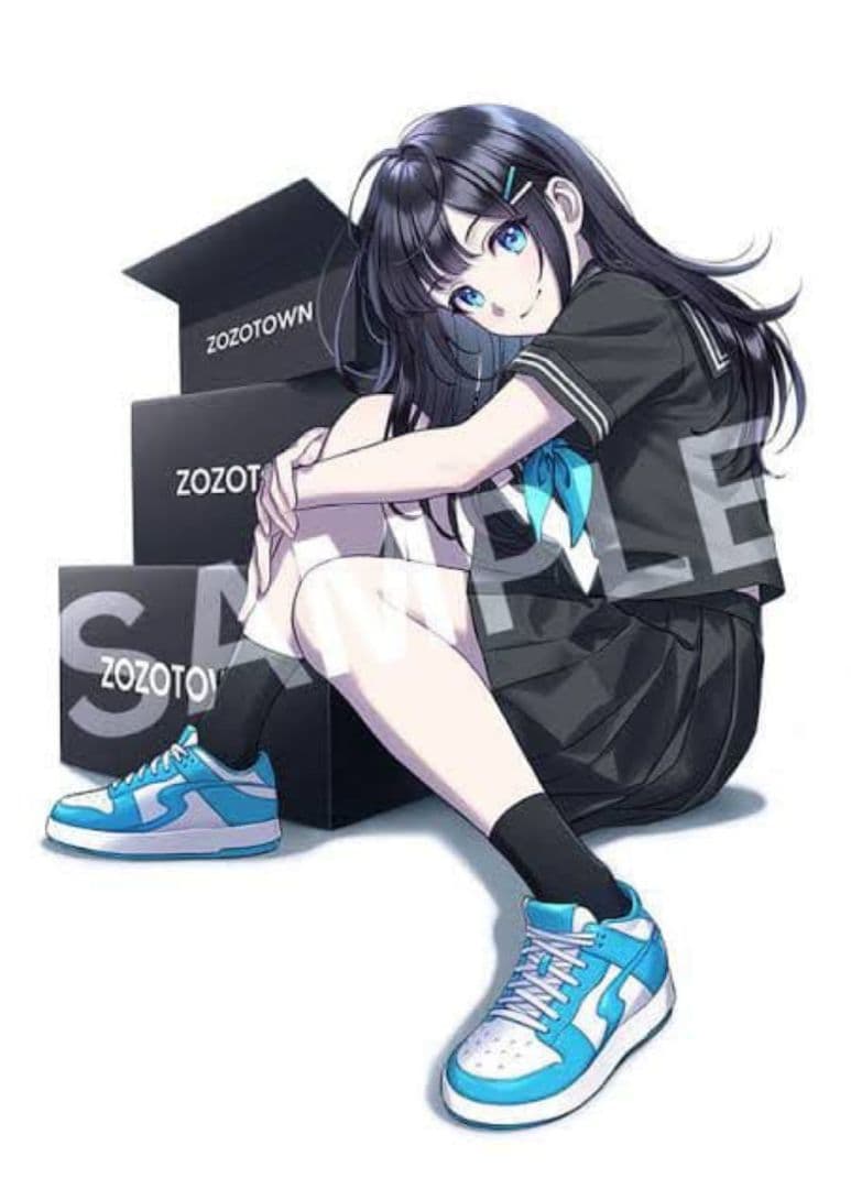 創彩少女庭園 × ZOZO 森倉円さん描き下ろし額装付き ジークレープリント