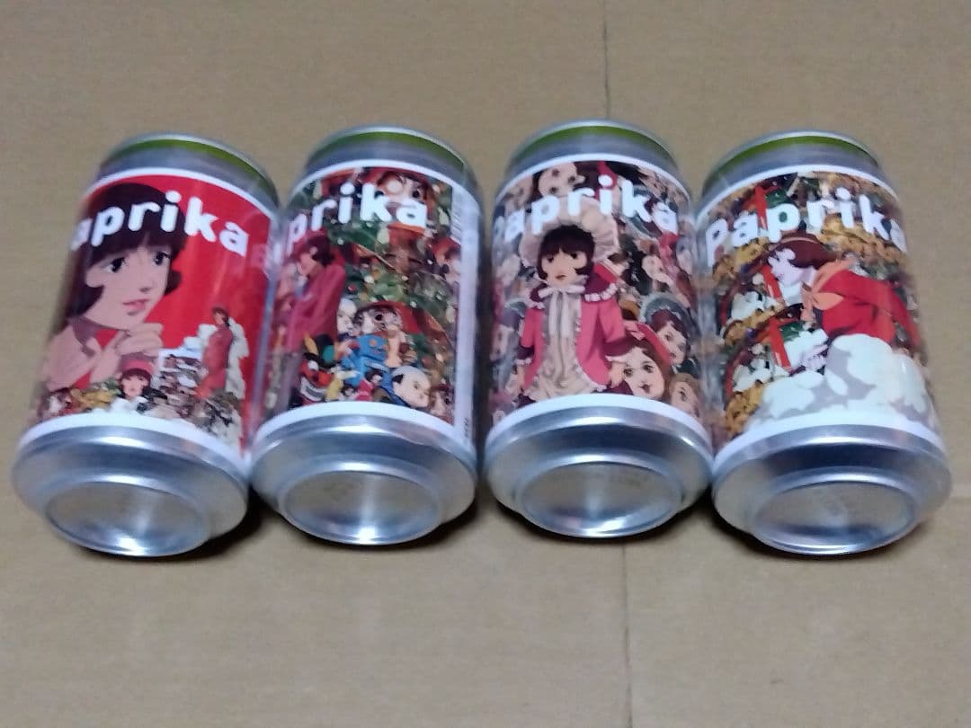 PARCO　パプリカ　缶ジュース　限定　自販機　今敏　全4種　パーフェクトブルー