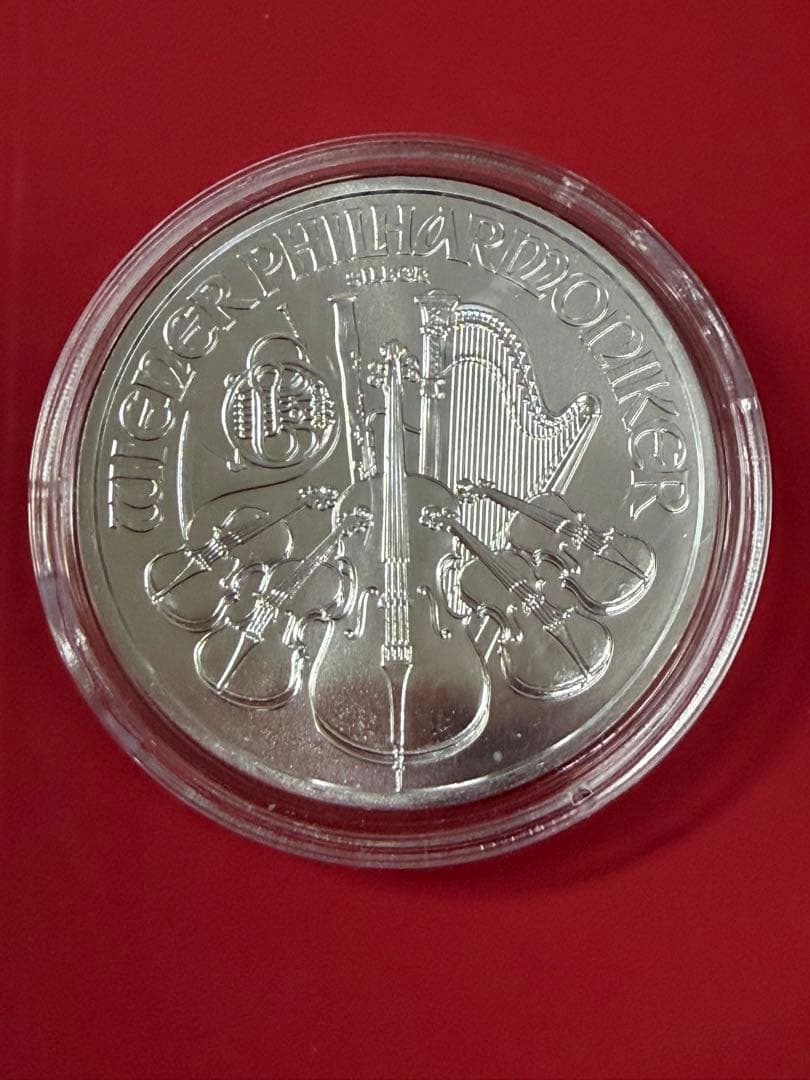 オーストリア ウィーン1オンス銀貨 2025年クリアケース付￼