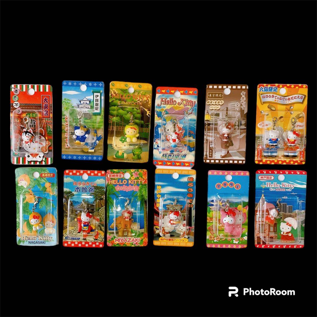 【新品未開封】ご当地キティ　83個　まとめ売り 根付け ストラップ キーホルダー