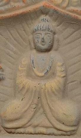 コレクター収集　仏教美術　曼荼羅　磚　（B）