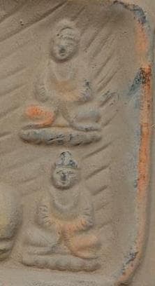 コレクター収集　仏教美術　曼荼羅　磚　（B）