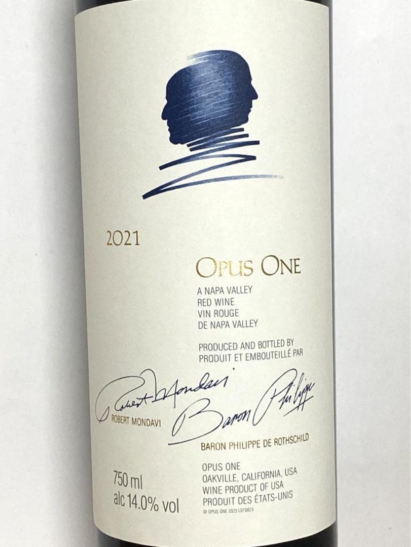 未開封 オーパスワン 2021 750ml赤ワイン
