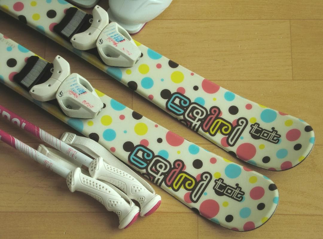 ■■1月限定■送料無料■スワロー■子供用スキーセット■板90靴18.5■WAX■