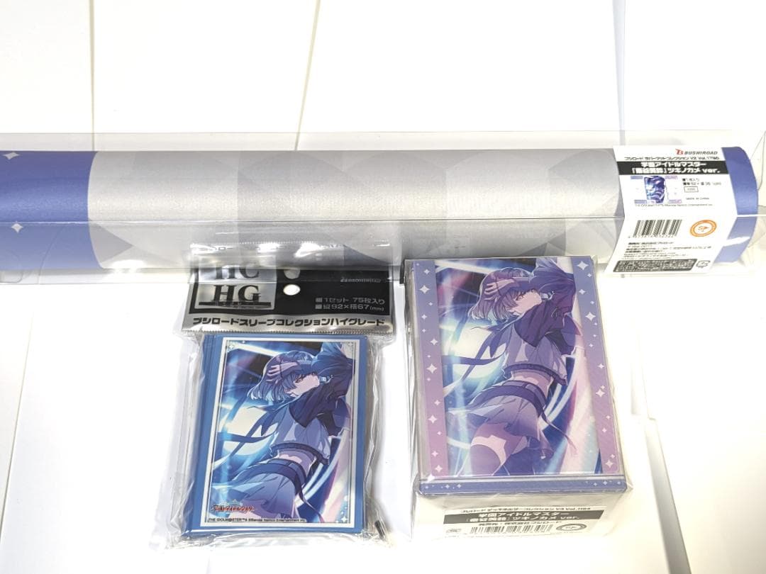 学園アイドルマスター 秦谷美鈴 ツキノカメ ver.スリーブラバーマット等セット