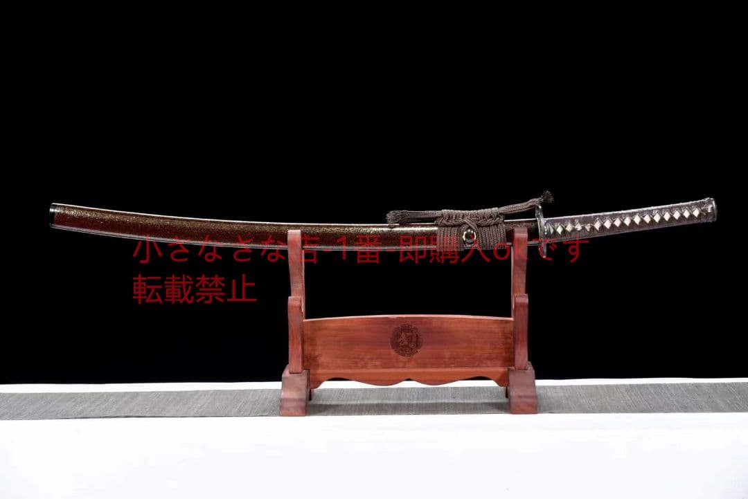 撥水紋研磨刃が白く黒く『浮雲沈香』 古兵器 武具 刀装具 日本刀 模造刀 居合刀