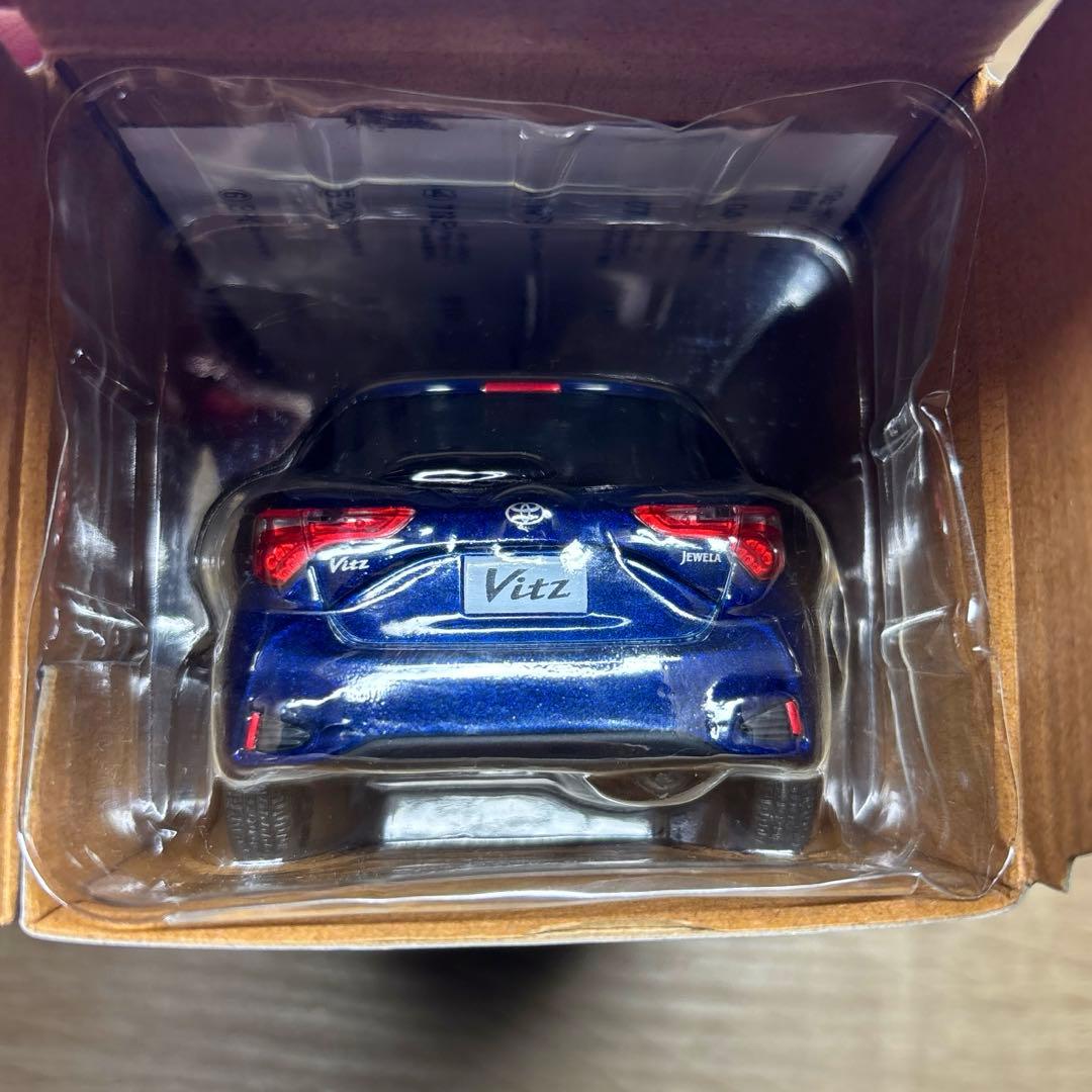 トヨタ ヴィッツ ジュエラ 後期 ダークブルー カラーサンプルミニカー 非売品
