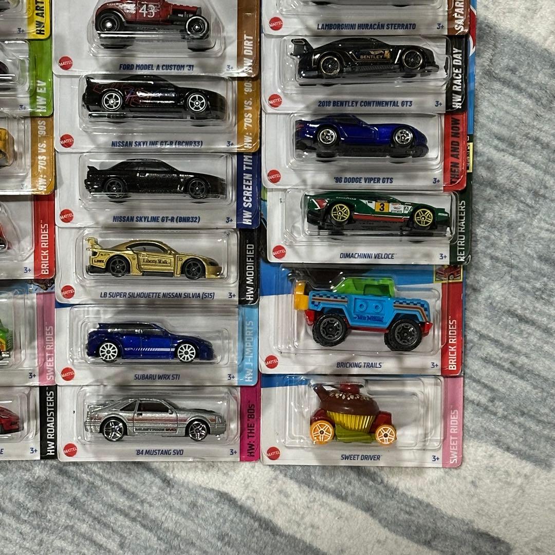 ホットウィール ベーシック 36台セット⑥ フェラーリ GT-R等