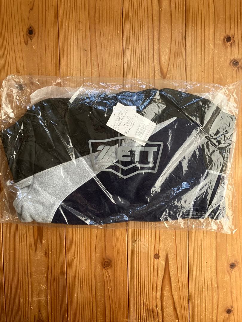 新品　ゼット　フリースジャケット　メンズ　M ネイビー×ブラック　ZETT