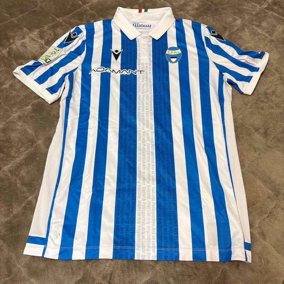 S.P.A.L. 選手用　試合用ユニフォーム　セリエB プラティ選手　証明書付