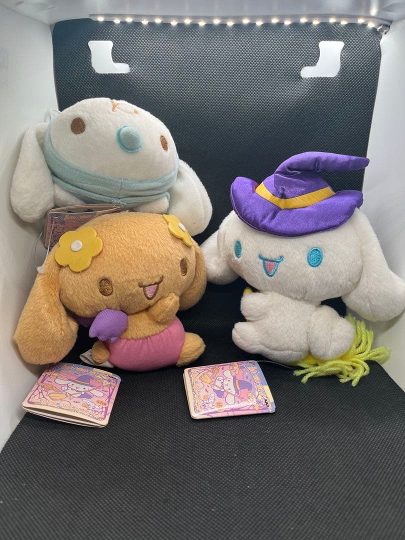 シナモロール　モカ　ミルク　ハロウィンぬいぐるみ　マスコット　レトロ