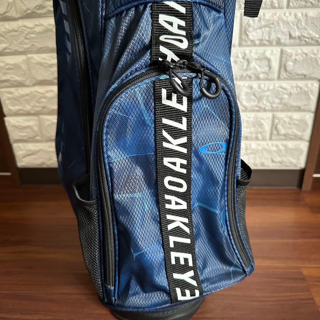美品 オークリー BGSTAND 12.0 キャディバック ネイビーカモ 9.5