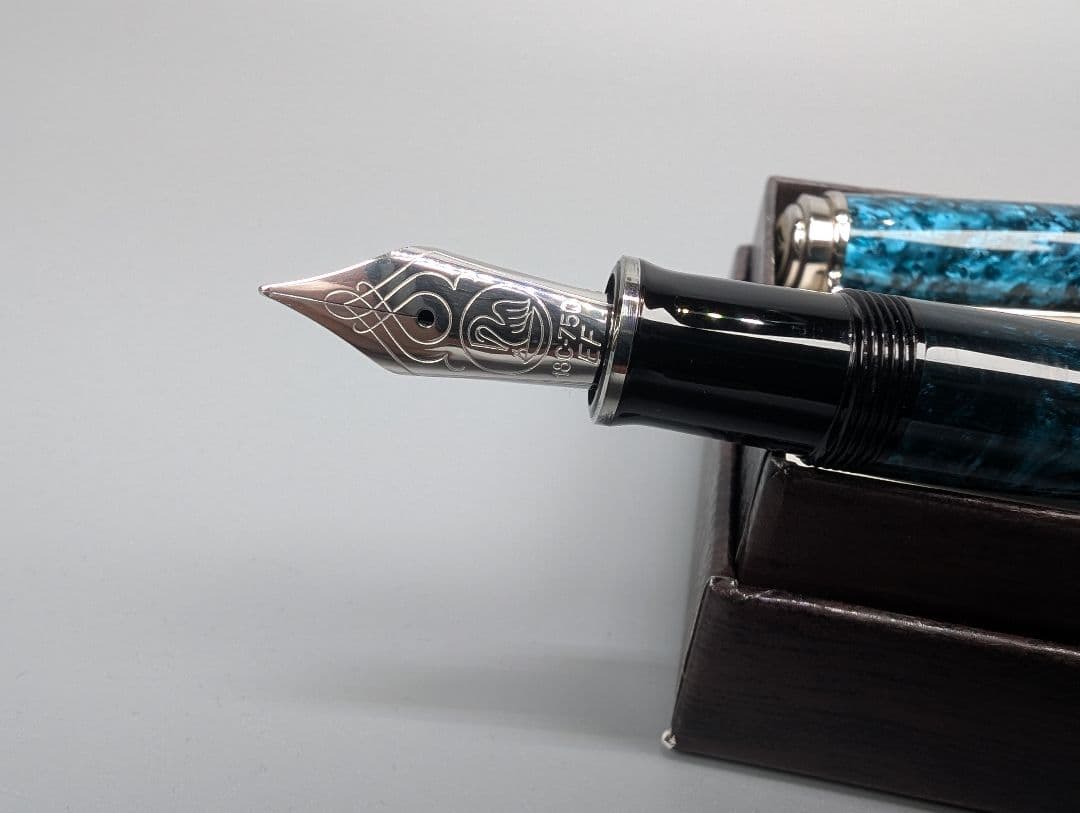 ペリカン スーベレーン M805 オーシャンスワール　ニブEF　Pelikan