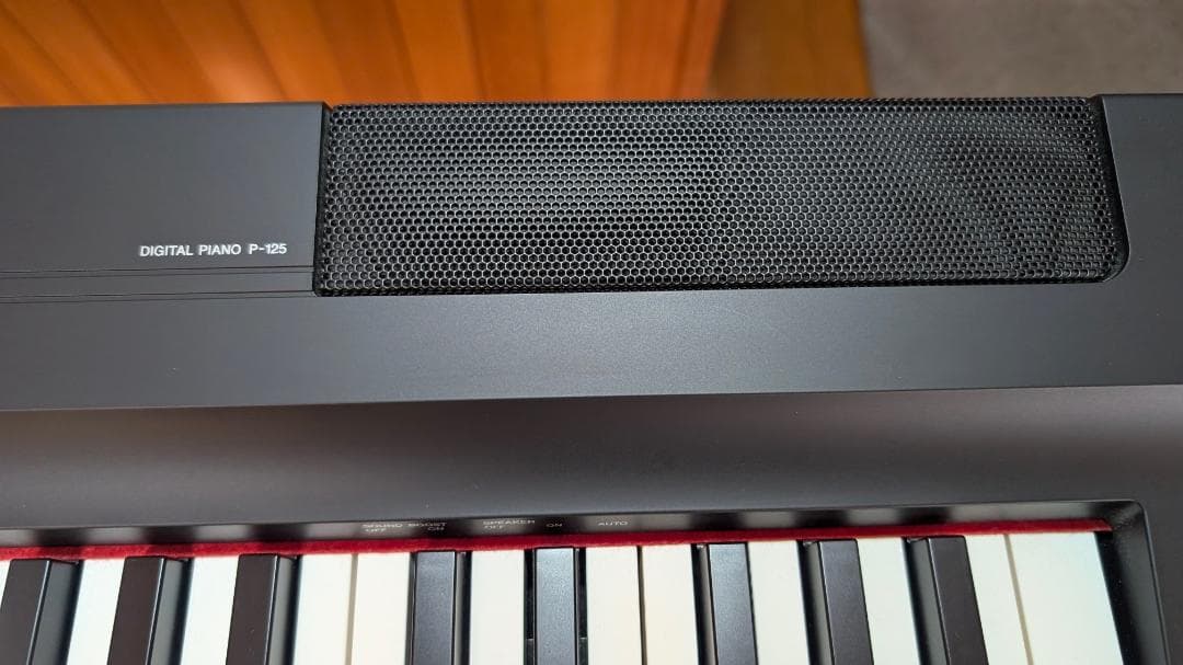 【美品】YAMAHA P-125B、専用スタンドL-125B、ペダルFC3A
