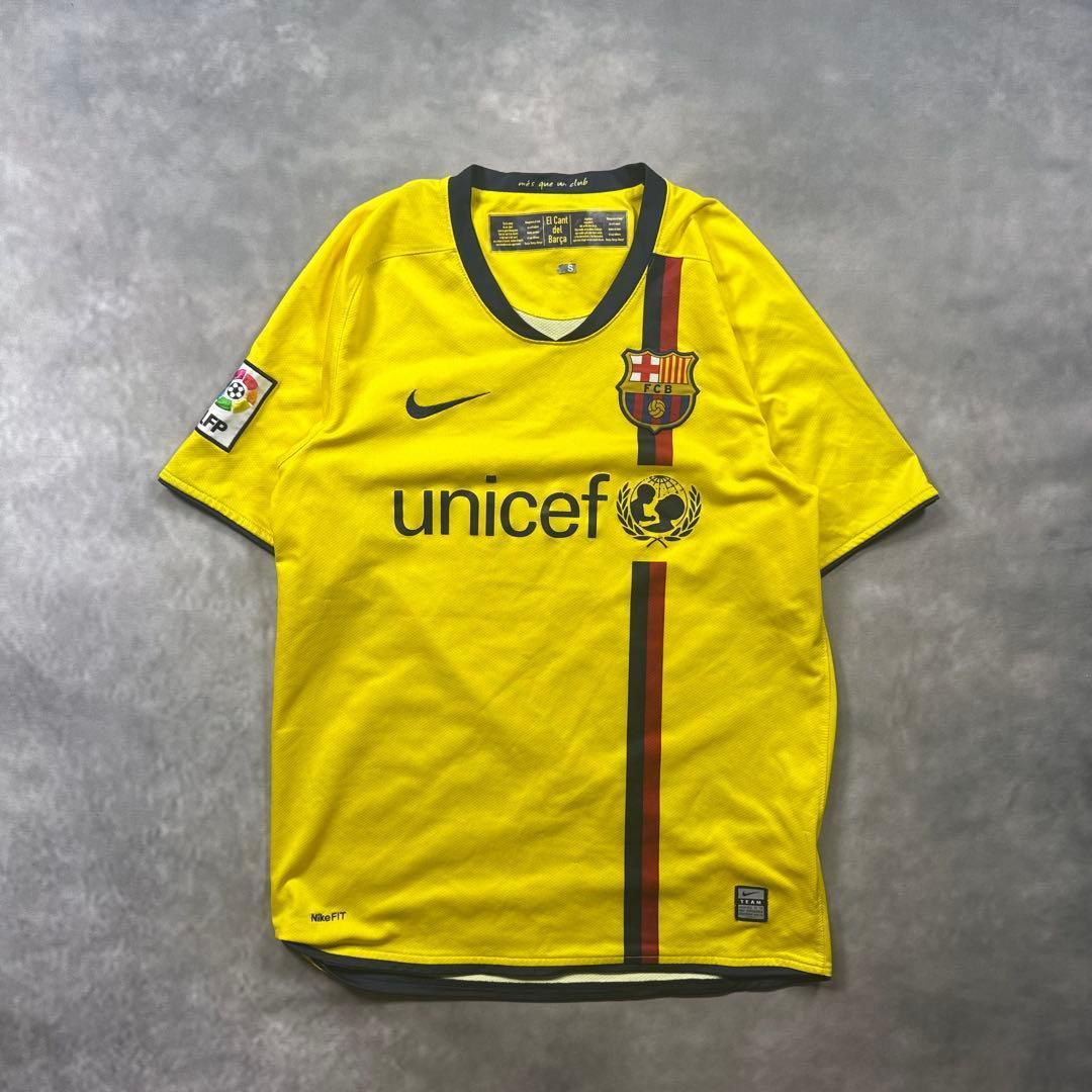 NIKEバルセロナ08アウェイ3冠期モデル　グラルディオラ　ティエリアンリR94