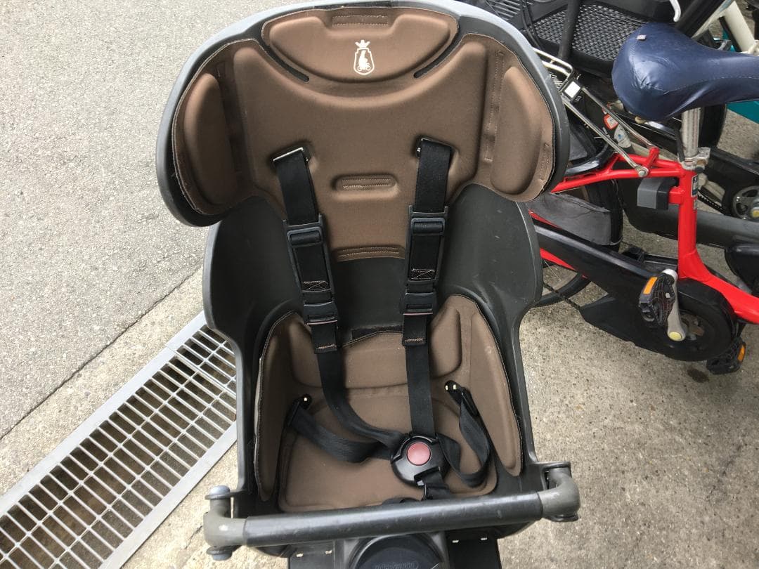 地域限定送料無料　ビッケ　子供乗せ　8,9AH　水色　神戸市　電動自転車