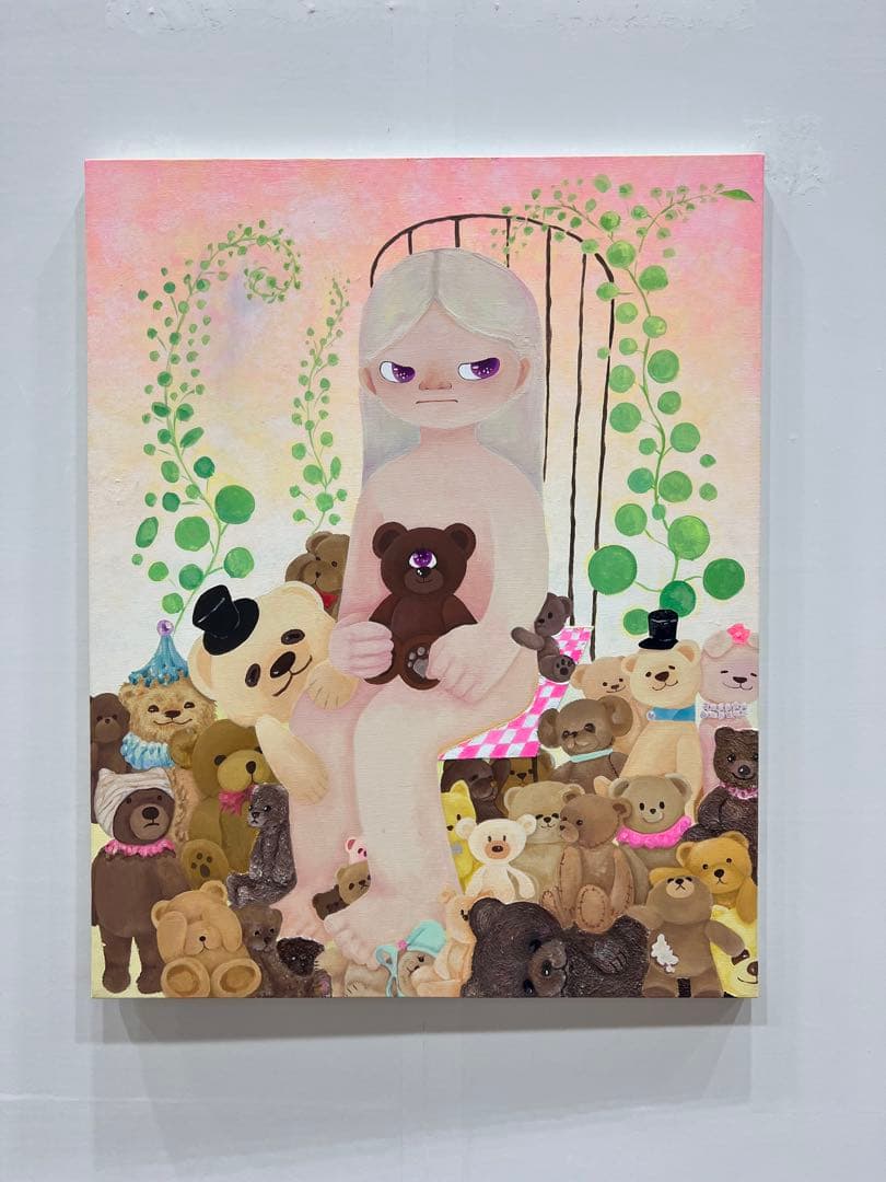 アクリル絵　オリジナル作品　キャンバス　イラストレーション