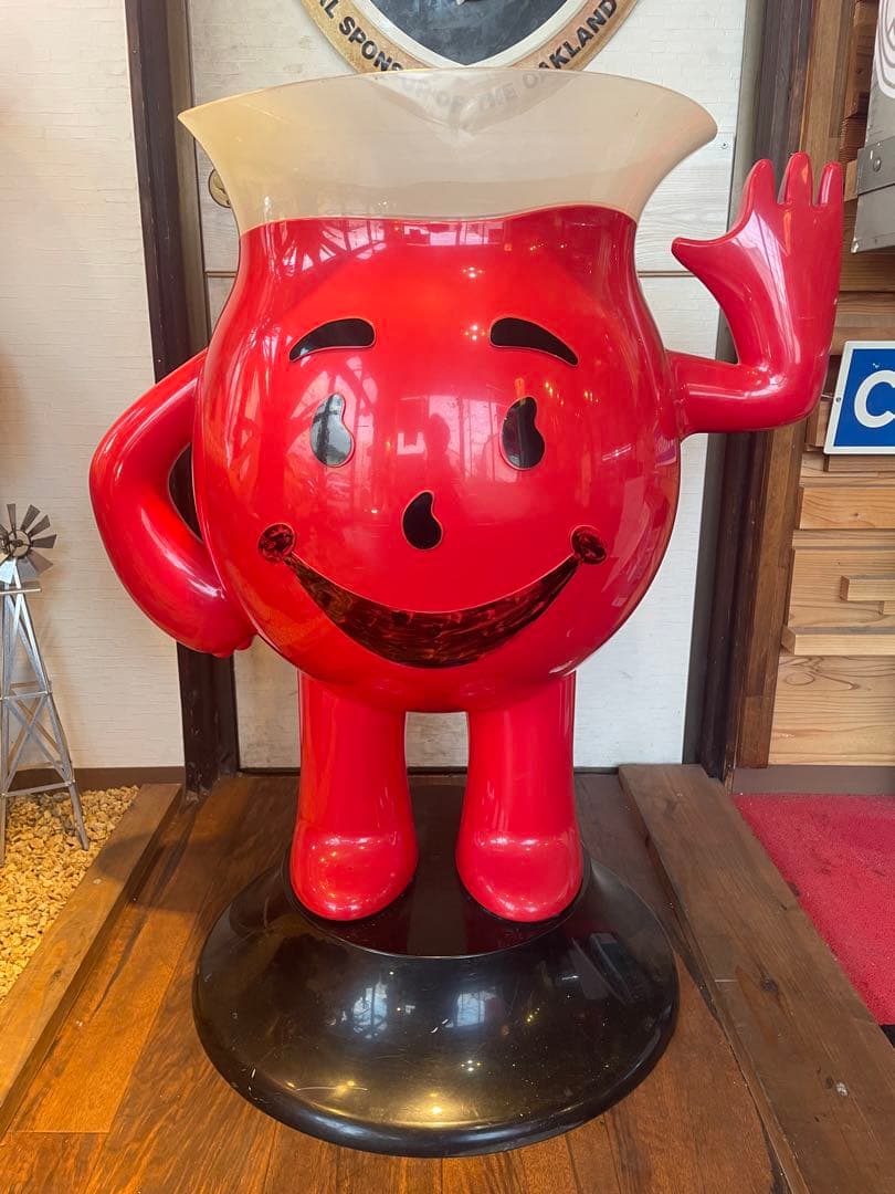 特大 激レア】Kool-Aid Man クールエイドマン 置物 アメリカ雑貨