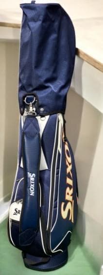 ばば展示品未使用Srixon キャディバッグ ネイビー