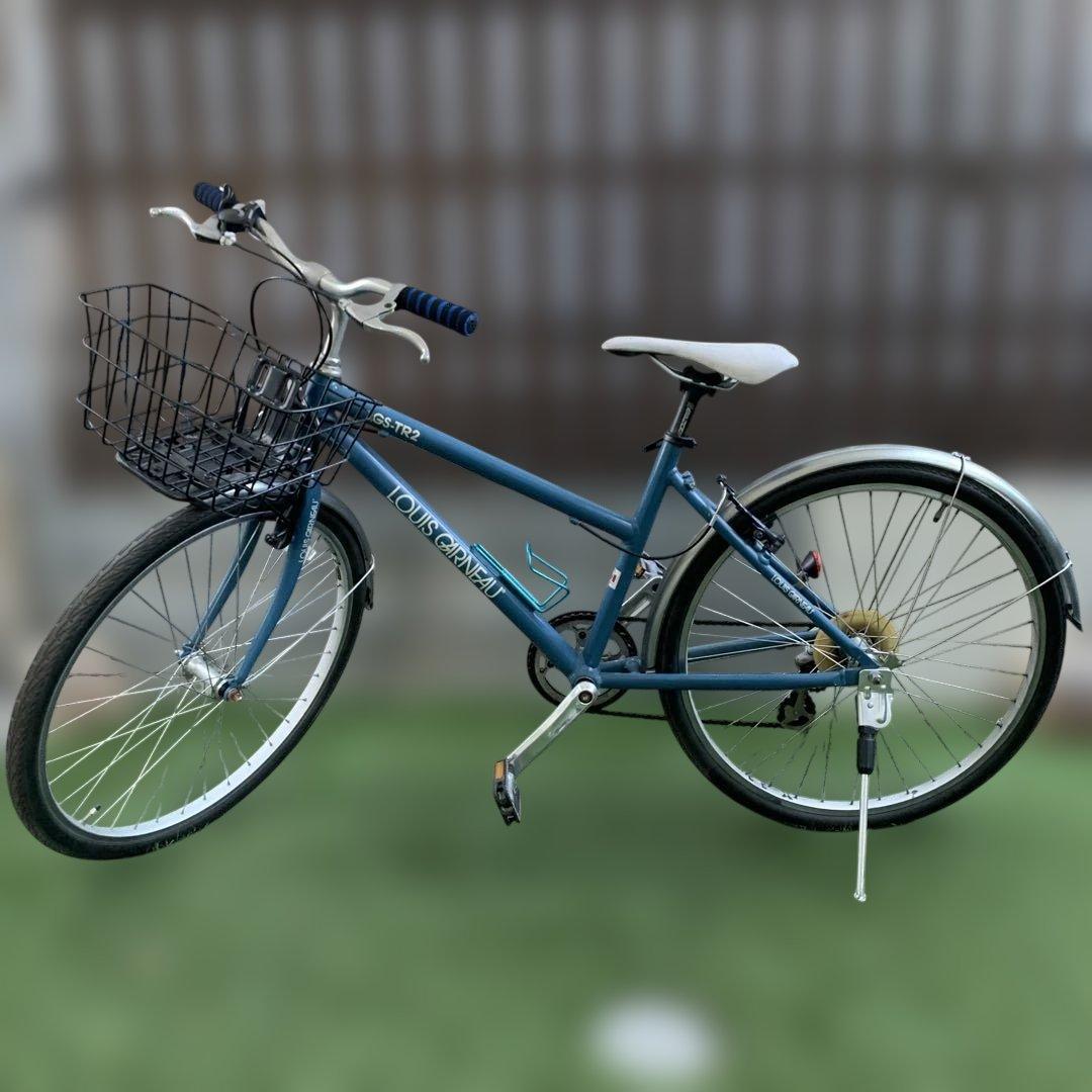 ルイガノ LGS-TR2 カゴ付き 純正ラタン風カゴ付 引取り限定