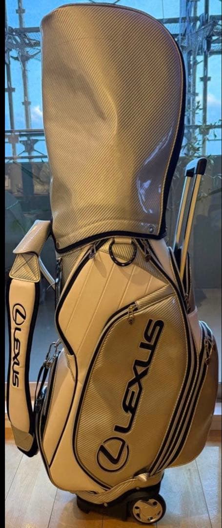 キャディバック　キャスターつき LEXUSとAdmiralのコラボ商品