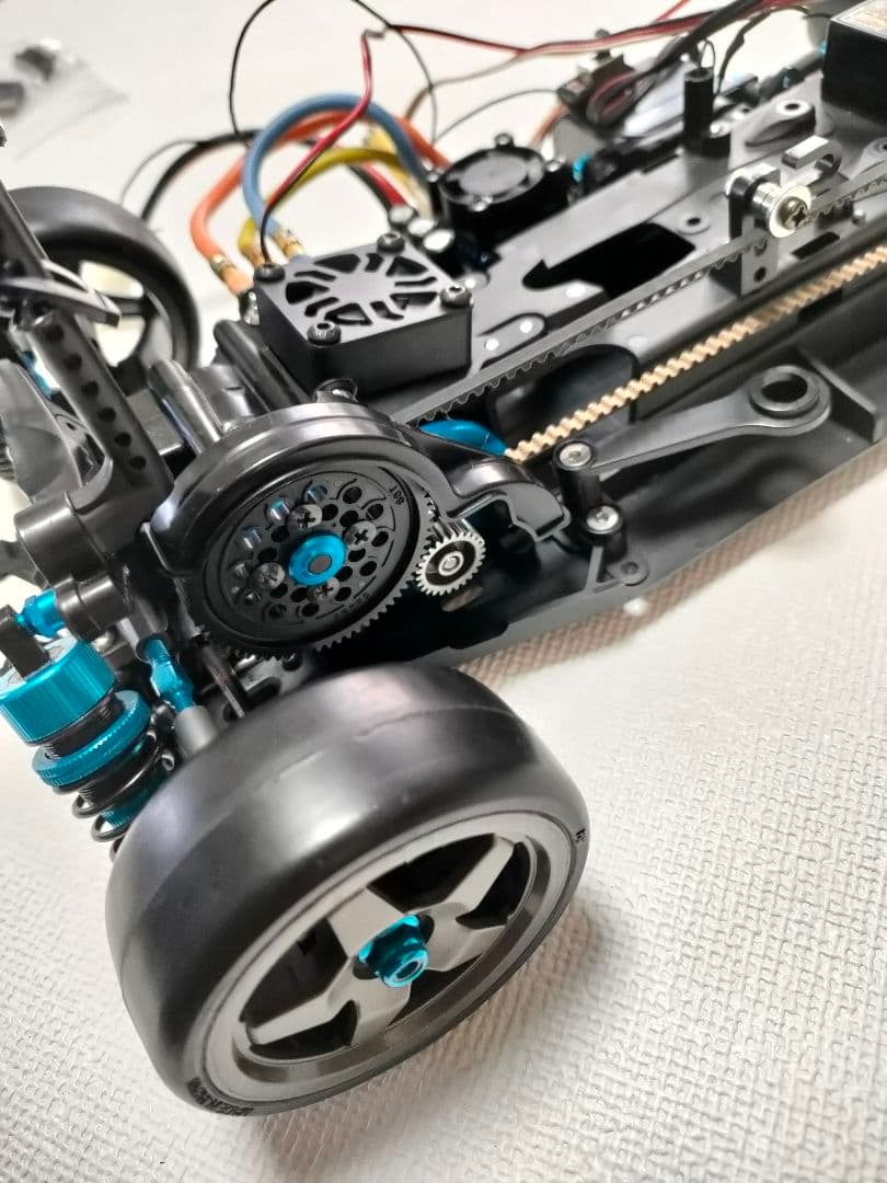 タミヤ TA06 OP多数 FM/ブラシレスメカ　EX-10ヘリオス　フルセット