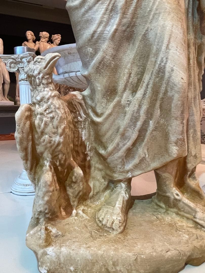 ローマ神話のユピテル神またはギリシャ神話のゼウス神 高さ:60 cm