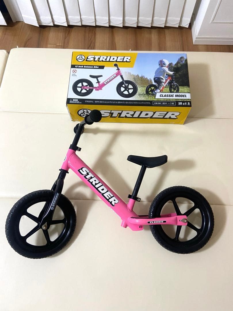 STRIDER ストライダー　バランスバイク ピンク 12インチ　スポーツ