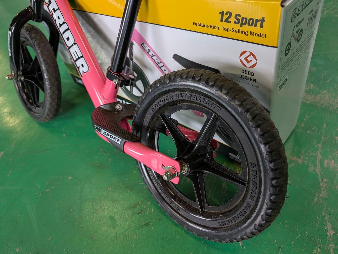 STRIDER ストライダー バランスバイク ピンク 12sport