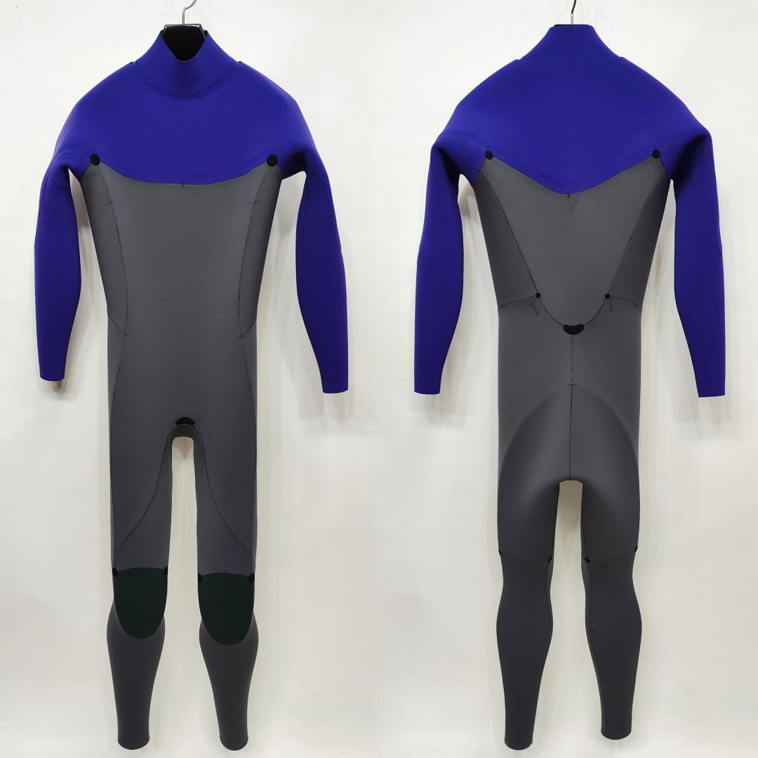 3mmジャージフルスーツ　ロングチェストジップ　LBサイズ　ウェットスーツ