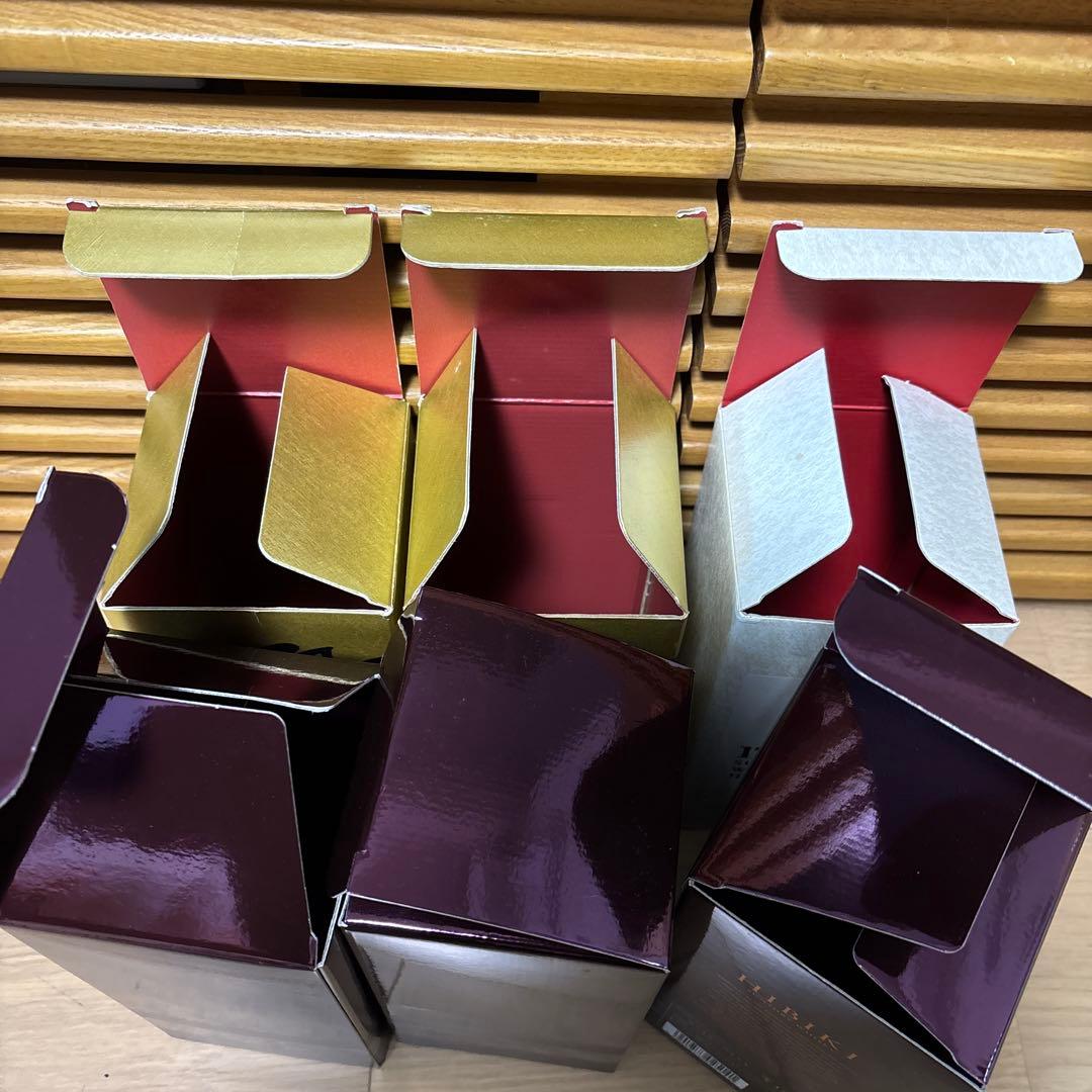 響、響17年空箱6個セット 中身無し