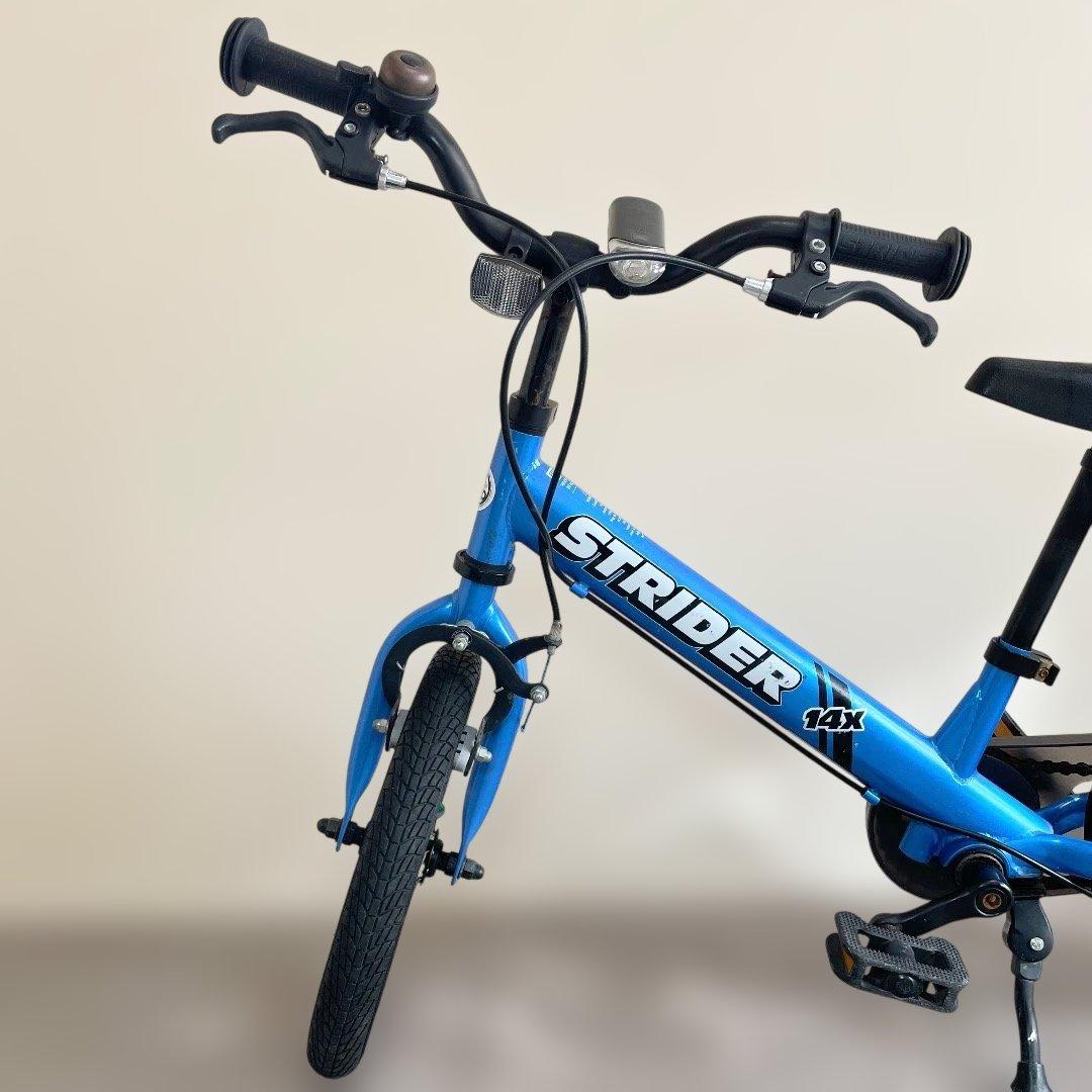 ストライダー✨STRIDER 14x 幼児用自転車 ブルー スタンド付 送料無料