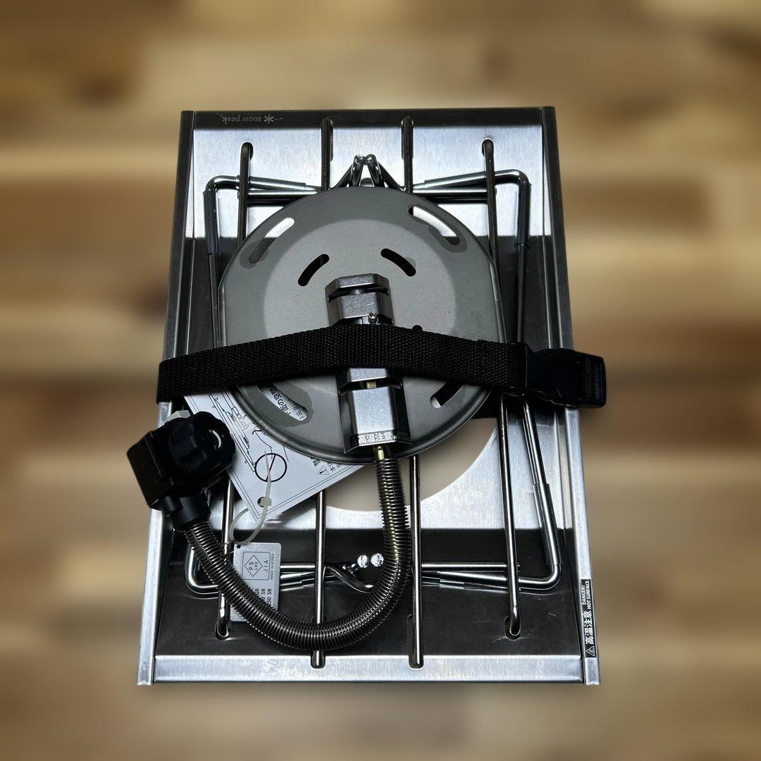 美品、使用1回。スノーピーク　フラットバーナー　ケース付き