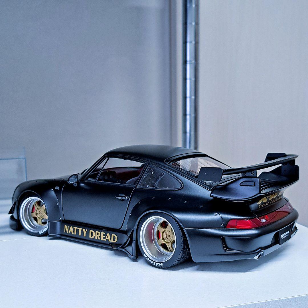 開封美品 AUTOart オートアート 1/18 RWB 993 マットブラック