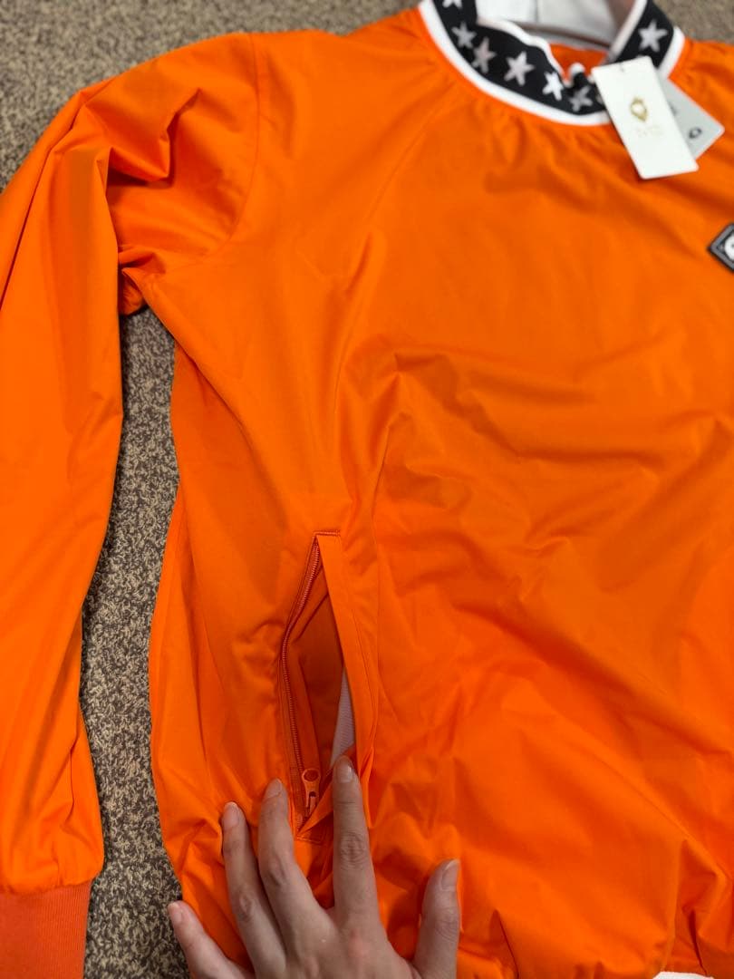 【新品未使用】V TWELVE STAR XLサイズ　オレンジアウター