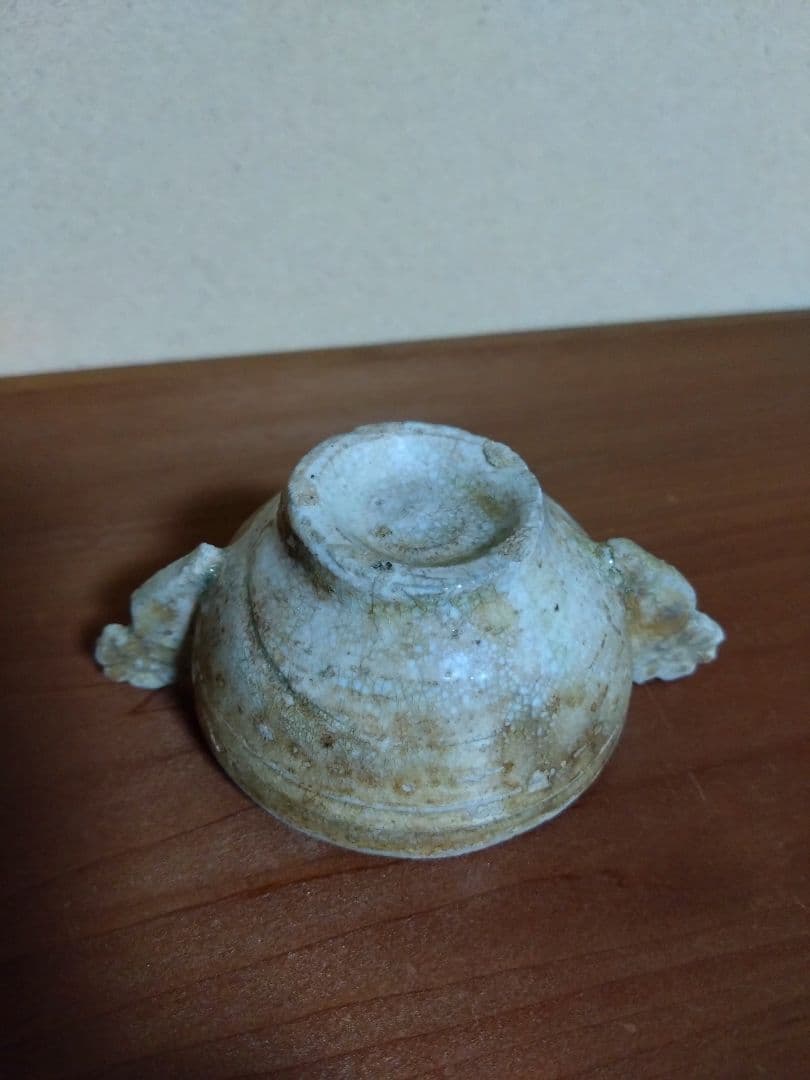 李朝 白磁    金海 耳盃